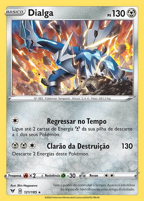 Dialga (121/185) FOIL - Carta Avulsa Pokemon