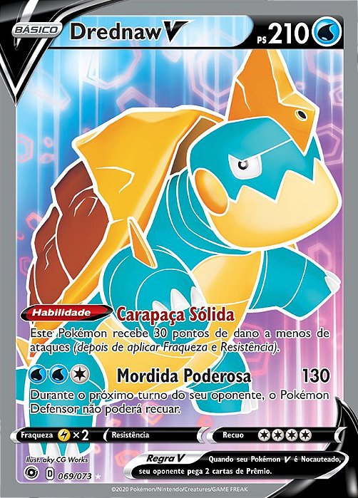 Drednaw-V (069/073) - Carta Avulsa Pokemon