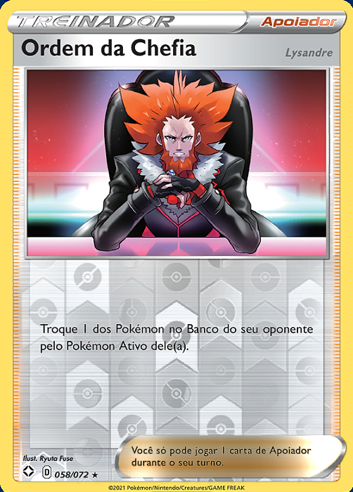 Ordem da Chefia / Boss's Orders (58/72) REV FOIL - Carta Avulsa Pokemon