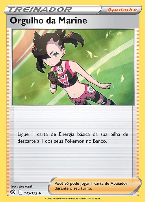 Orgulho da Marine / Marnie's Pride (145/172) - Carta Avulsa Pokemon
