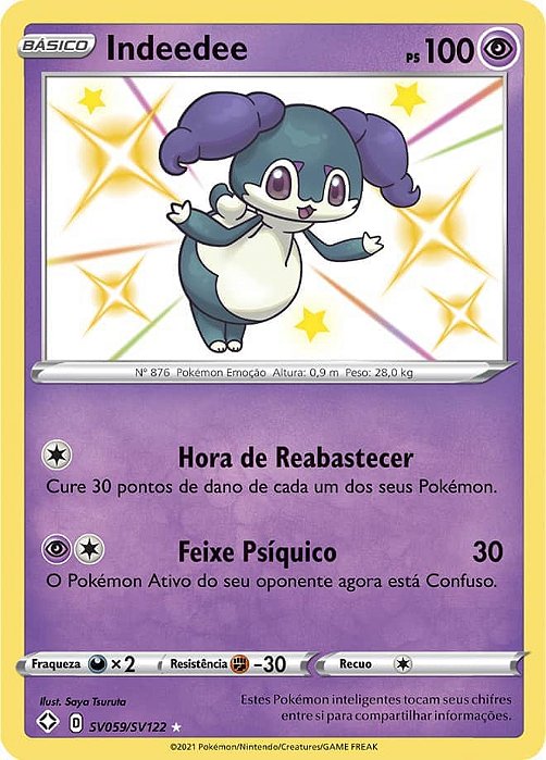 Indeedee (SV059/SV122) - Carta Avulsa Pokemon