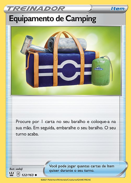 Equipamento de Camping / Camping Gear (122/163) - Carta Avulsa Pokemon