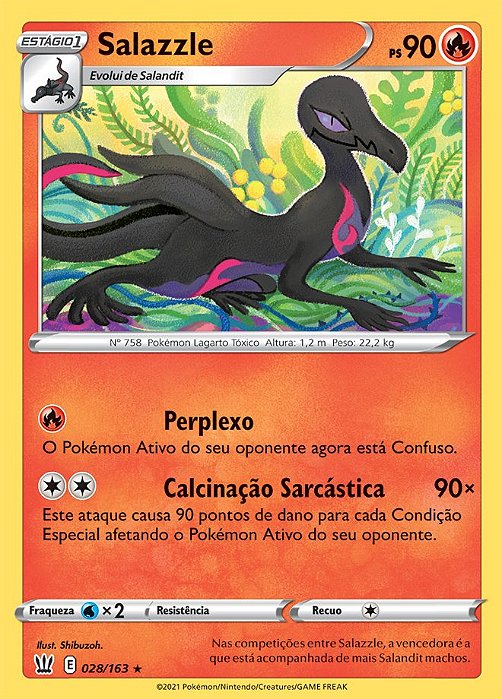 Salazzle (28/163) - Carta Avulsa Pokemon