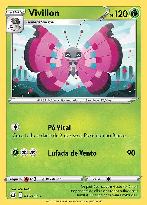 Vivillon (13/163) - Carta Avulsa Pokemon