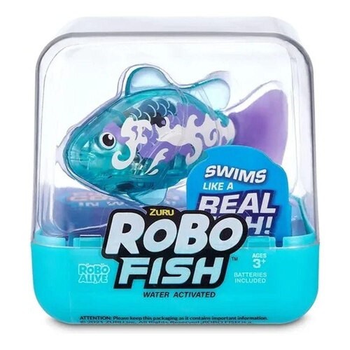 Robo Fish Azul (Robo Alive Zuru) - Peixe Robô
