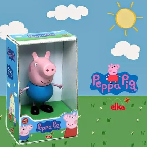 Boneco George - Figura Colecionável 13 cm (Peppa Pig)