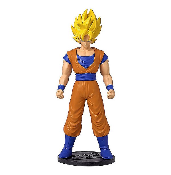 Goku Super Sayajin - Miniatura Colecionável Dragon Ball Super (Série Flash) (10 cm)