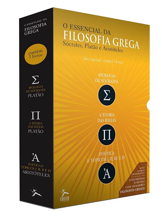 Box O Essencial Da Filosofia Grega - 3 Livros