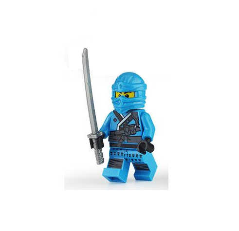 Jay Walker Resistance / Ninja Azul (S8) - Minifigura de Montar Ninjago