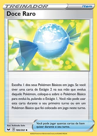 Doce Raro / Rare Candy (180/202) - Carta Avulsa Pokemon