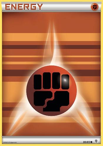 Energia de Luta / Fighting Energy (80/83) - Carta Avulsa Pokemon