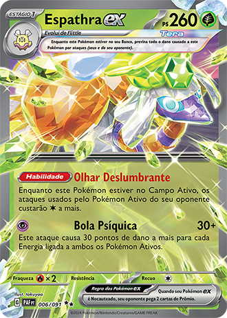 Espathra ex (006/091) TERA - Carta Avulsa Pokemon