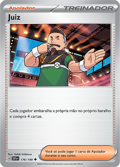 Juiz / Judge (176/198) - Carta Avulsa Pokemon