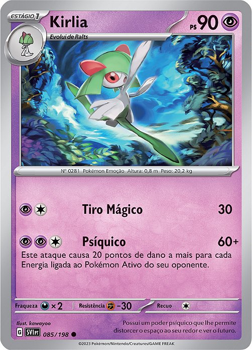 Kirlia (85/198) - Carta Avulsa Pokemon