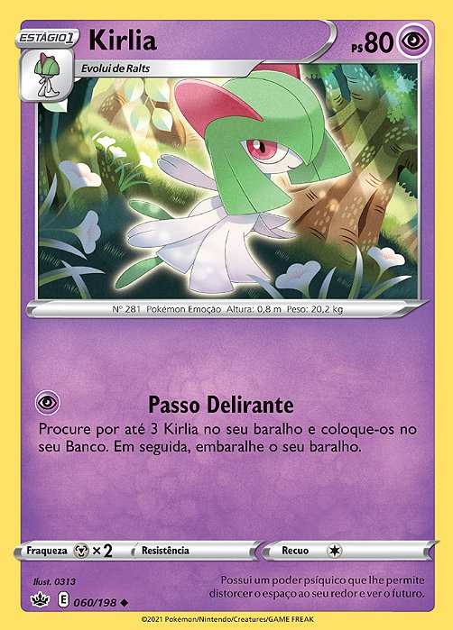 Kirlia (60/198) - Carta Avulsa Pokemon