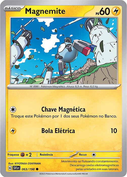Magnemite (63/198) - Carta Avulsa Pokemon