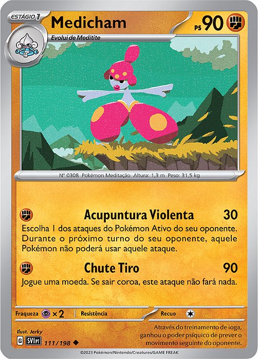 Medicham (111/198) - Carta Avulsa Pokemon