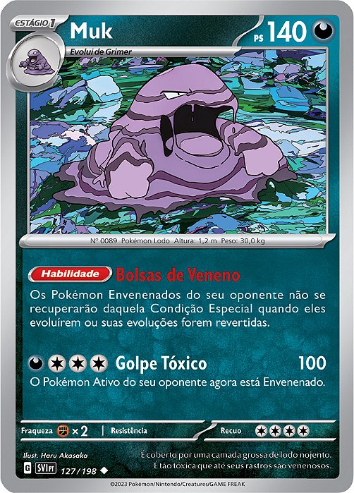 Muk (127/198) - Carta Avulsa Pokemon