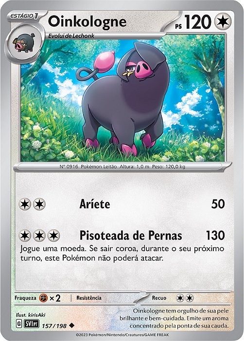 Oinkologne (157/198) - Carta Avulsa Pokemon