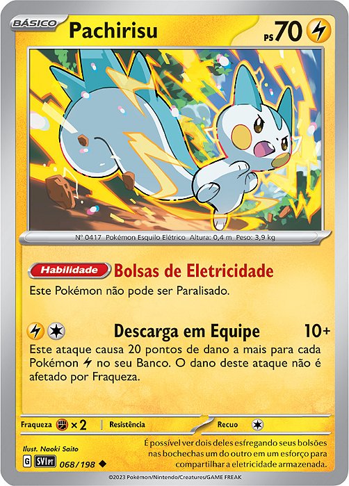 Pachirisu (68/198) - Carta Avulsa Pokemon