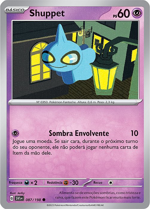 Shuppet (87/198) - Carta Avulsa Pokemon
