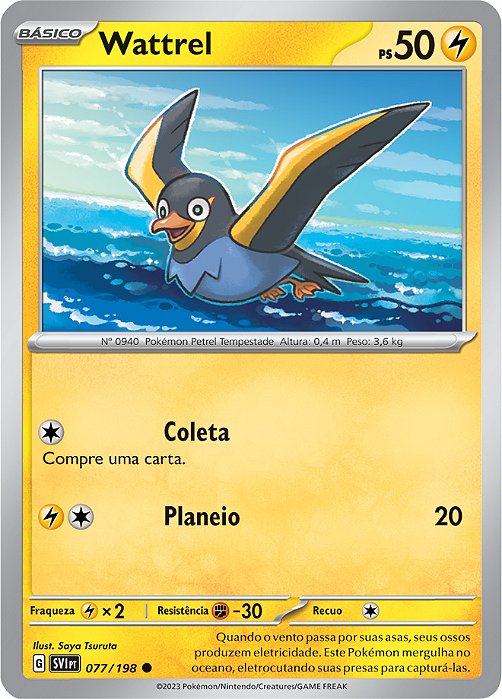 Wattrel (77/198) - Carta Avulsa Pokemon