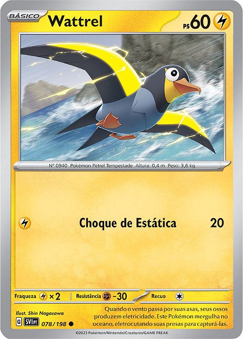 Wattrel (78/198) - Carta Avulsa Pokemon