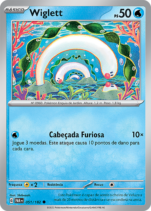 Wiglett (051/182) - Carta Avulsa Pokemon