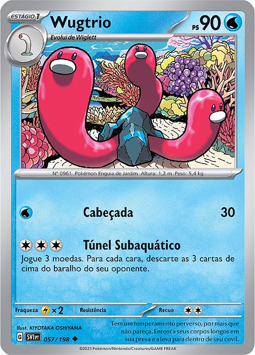 Wugtrio (57/198) - Carta Avulsa Pokemon