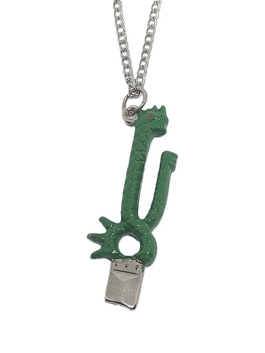Colar em Aço com Pingente Espada Punho do Dragão 3D - Nanatsu no Taizai (50cm)