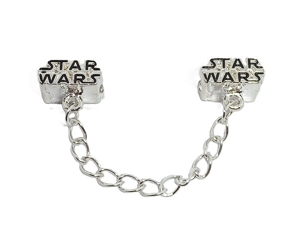 Trava de segurança com corrente para pulseira Life - Logo Star Wars