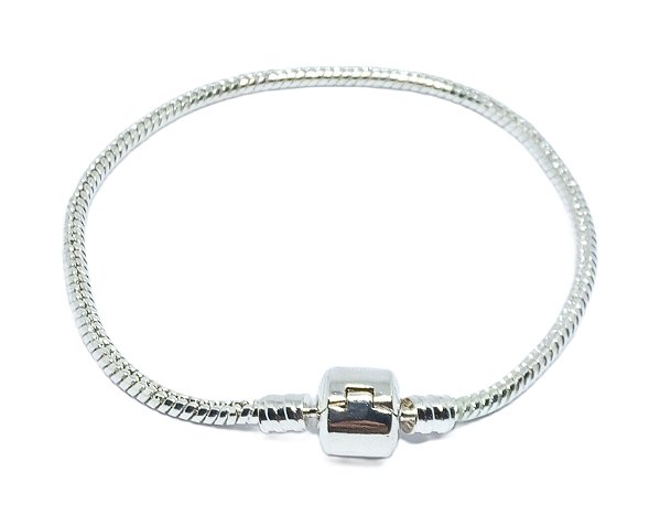 Pulseira para berloque 20cm - Banho à Prata