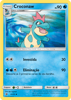 Croconaw (23/70) - Carta Avulsa Pokemon