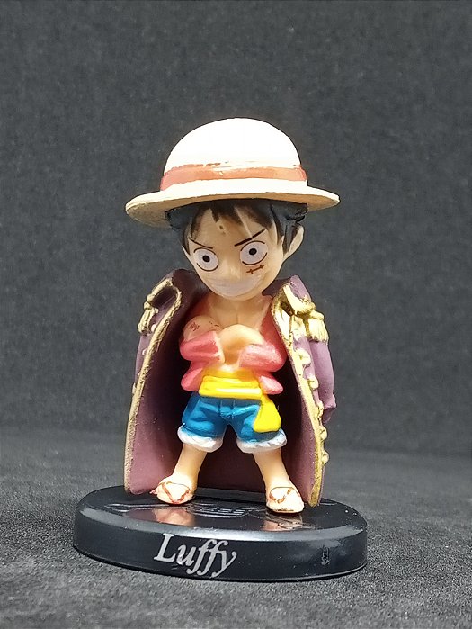 Monkey D. Luffy - Miniatura Colecionável One Piece 4,5cm