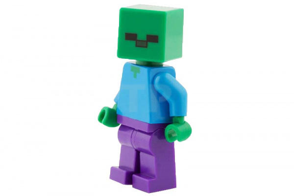 Zumbi - Minifigura de Montar Minecraft