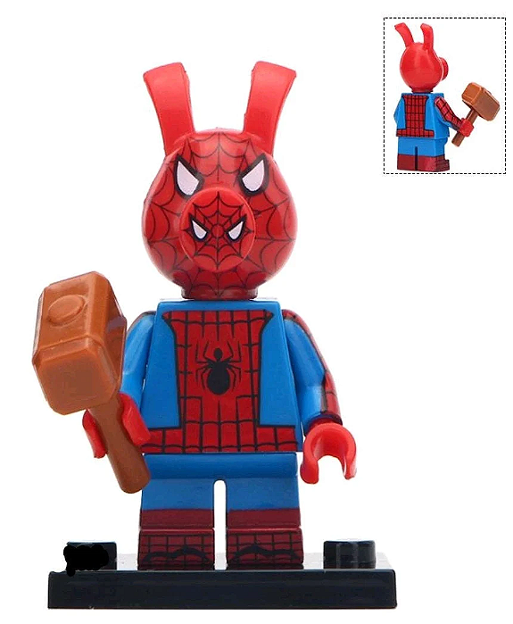 Spider Ham / Porco Aranha (Aranhaverso) - Minifigura de Montar Marvel