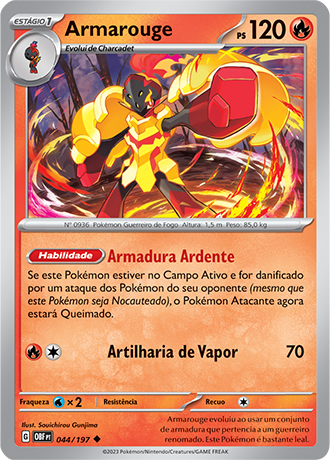 Armarouge (044/197) - Carta Avulsa Pokemon