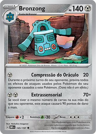 Bronzong (145/197) - Carta Avulsa Pokemon