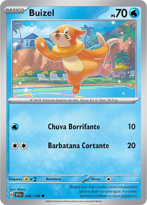 Buizel (046/198) - Carta Avulsa Pokemon