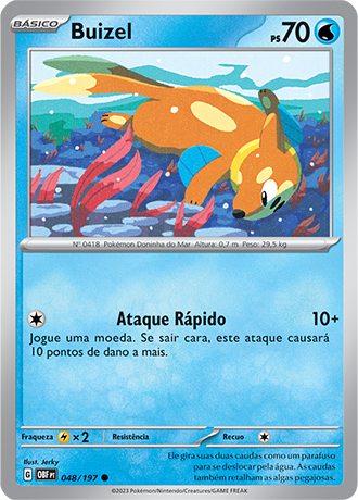 Buizel (048/197) REV FOIL - Carta Avulsa Pokemon