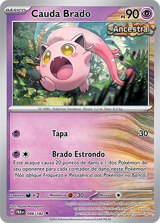 Cauda Brado / Scream Tail (086/182) - Carta Avulsa Pokemon