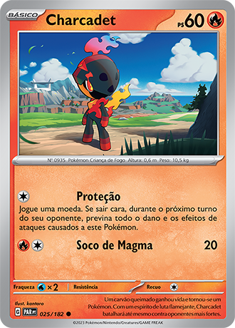Charcadet (025/182) - Carta Avulsa Pokemon