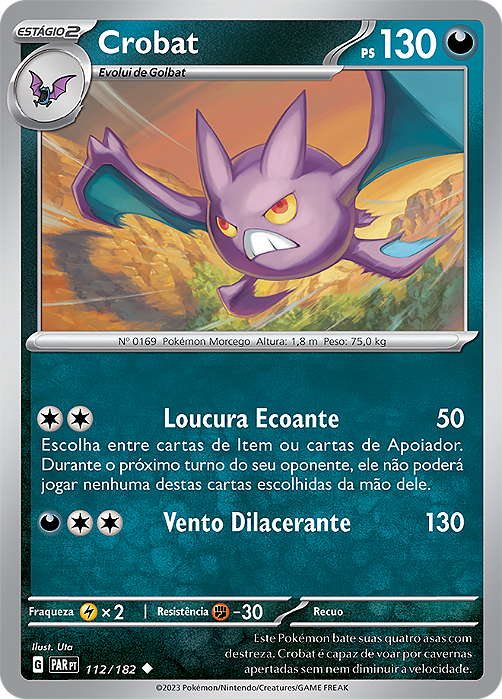 Crobat (112/182) - Carta Avulsa Pokemon