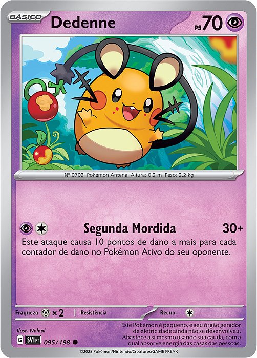 Dedenne (095/198) - Carta Avulsa Pokemon