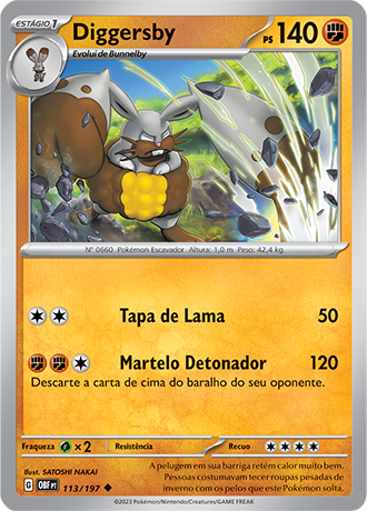 Diggersby (113/197) - Carta Avulsa Pokemon