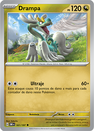 Drampa (161/197) - Carta Avulsa Pokemon