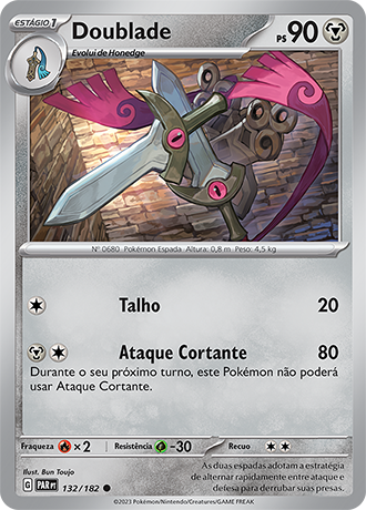 Doublade (132/182) - Carta Avulsa Pokemon