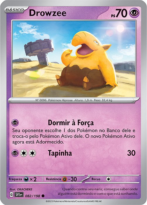 Drowzee (082/198) - Carta Avulsa Pokemon