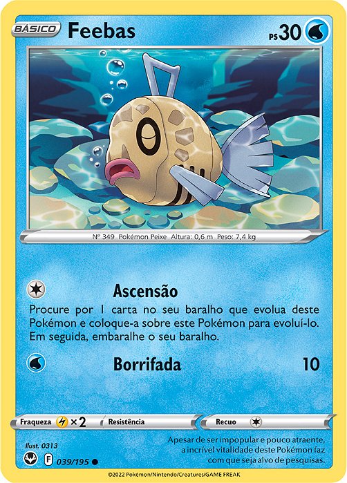 Feebas (039/195) REV FOIL - Carta Avulsa Pokemon