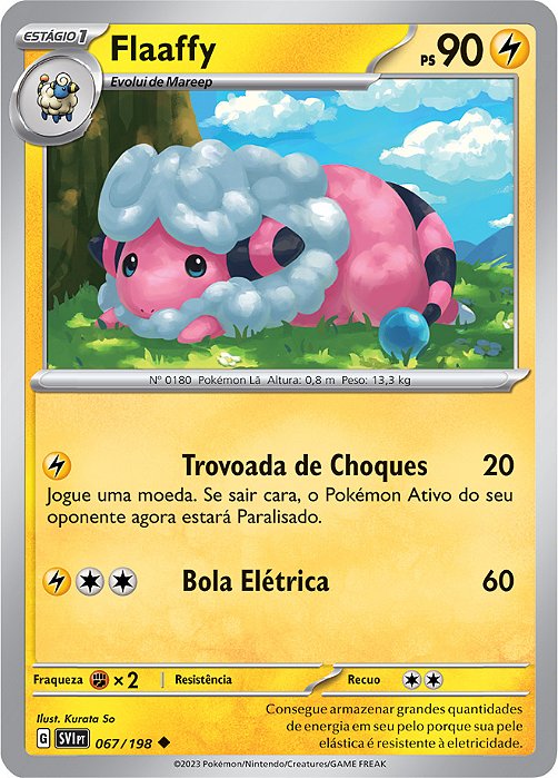 Flaaffy (067/198) - Carta Avulsa Pokemon